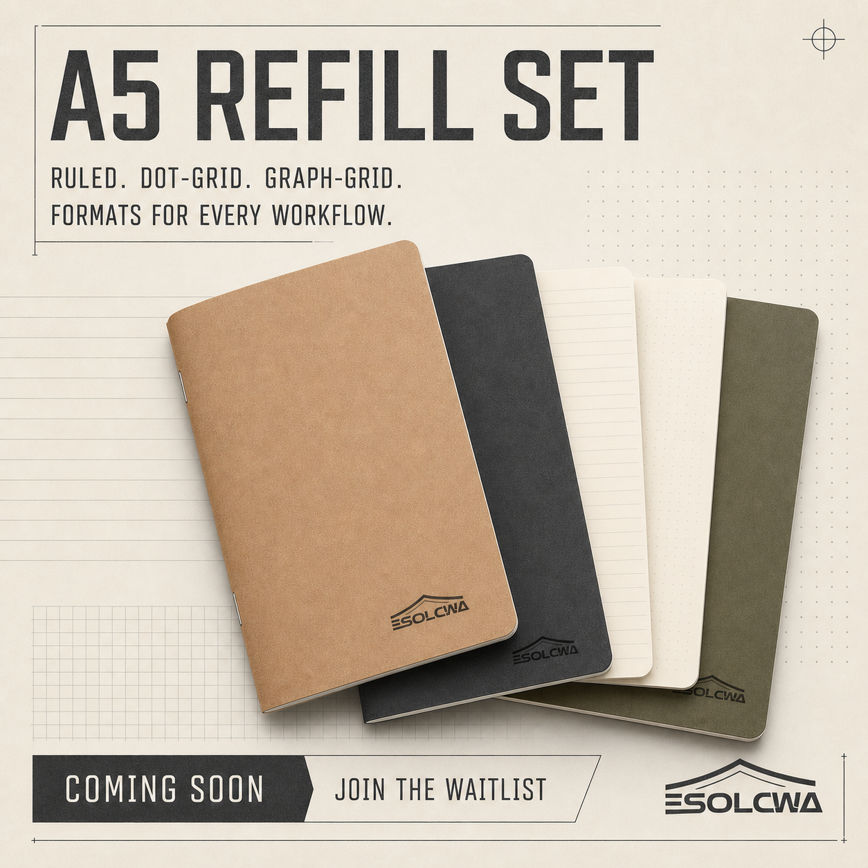 A5 Refill Set concept