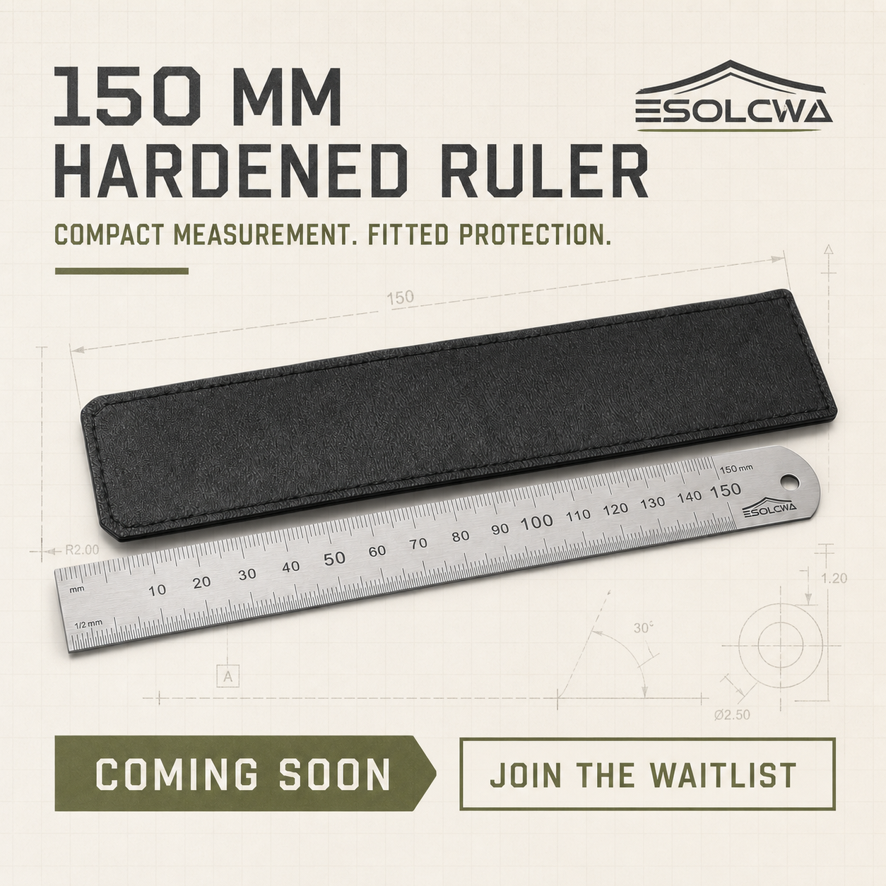 150 mm Hardened Ruler concept